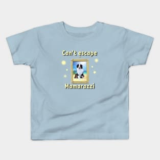 Can't escape Mamarazzi Australian Shepard Kids T-Shirt